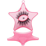 False Eyelashes 1 Pair With Red Star (Mink hair)