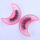 False Eyelashes 1 Pair With Red Moon  (Mink hair)