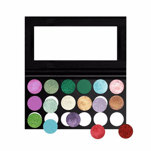 18 Farben Diy Black Eyeshadow Palette【Probe】
