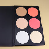 6 Colors Pressed powder Contour Palette