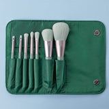 7 makeup brushes (with bag)