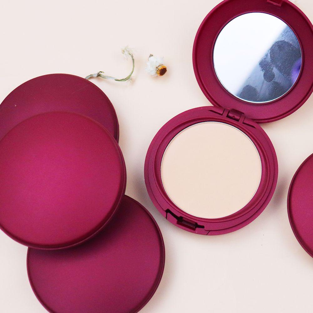 Low Moq Matte Pressed Compact Face Powder With Red Box Cosmetics Suppl ...