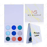 9 Colors Blue or Pink Tone Eyeshadow Palette