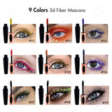 9 Colors 3d Fiber Mascara