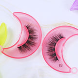 False Eyelashes 1 Pair With Red Moon  (Mink hair)