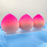 peach gradient beauty blender/sponge in gift box( 3 pcs)