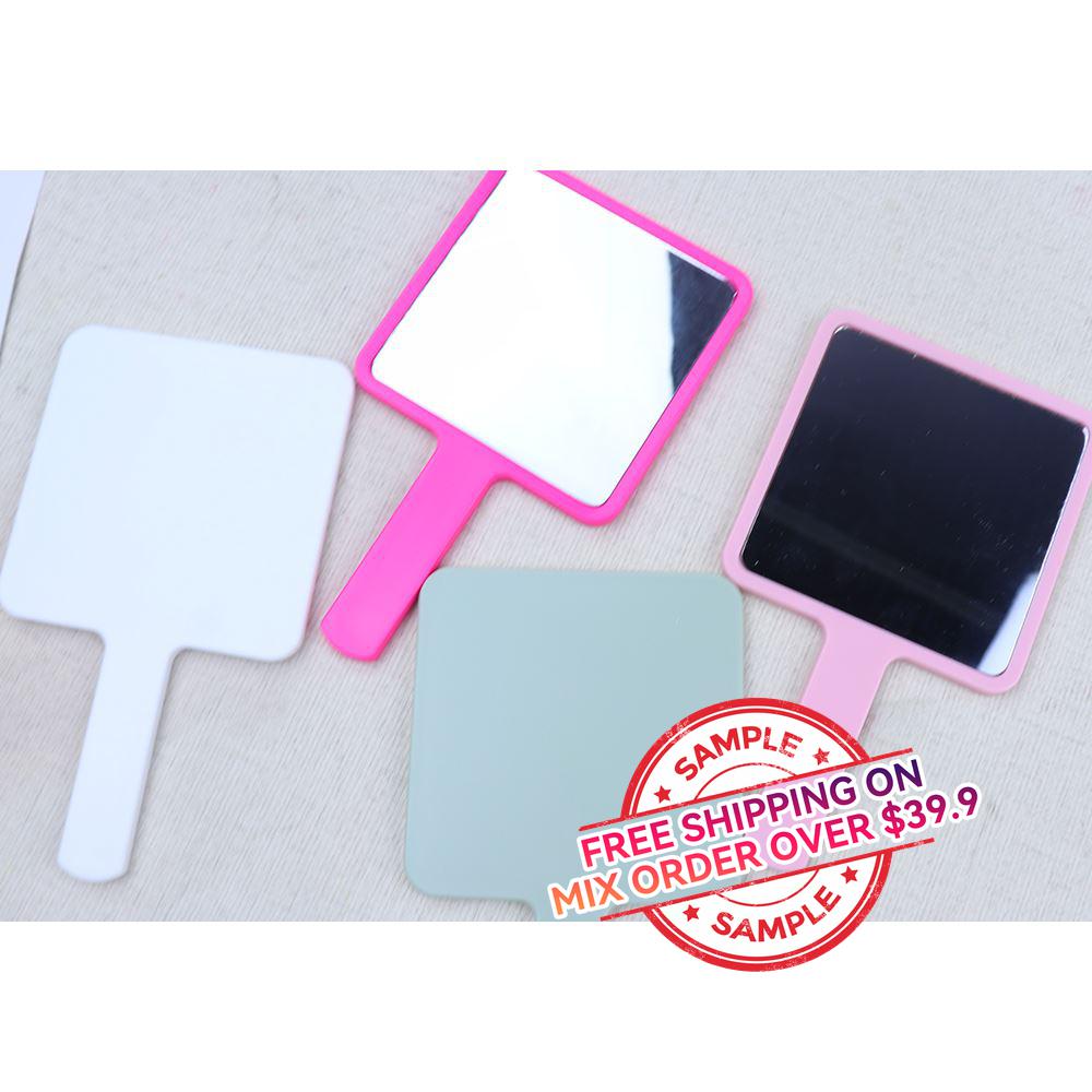 【SAMPLE】6 Colors Square Handheld Makeup Mirror -【Free Shipping On Mix Order Over $39.9】