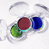 9 Colors Chameleon Holographic Monochrome Eyeshadow - MSmakeupoem.com