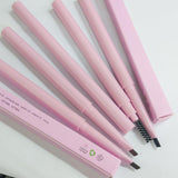 Lápiz de cejas de tubo rosa de 5 colores