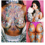 25 types de coffres de fête de carnaval décorés avec des autocollants de tatouage en diamant en résine