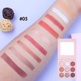 Paleta de sombras de ojos de 9 colores Highpigment (50 piezas envío gratis)