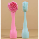 4 Colors Hand-held Silicone Cleansing Brush - MSmakeupoem.com