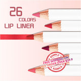 【PROBE】 26-farbiger Lipliner - 【Kostenloser Versand bei Mischbestellung über 39,9 $】