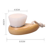 2 colors Wooden Manual Face Brush - MSmakeupoem.com