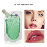 10 Colors Jelly Flavor Lip Gloss