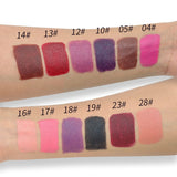 10 Color No Logo Lipsticks Matte / Crystal Square Tube Lippenstift-Anpassung