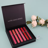 6-Color Matte Liquid Lipstick Set