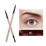 7 colors double-ended golden eyebrow pencil