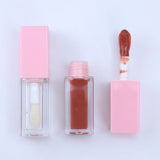 34 Colors Pink Square Cover Big Brush Lip Gloss #1-30
