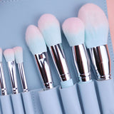 2 Colors 12pcs Candy Colors Makeup Brushes Set Custom Logo