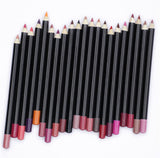 21 color black tube lip liner