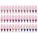 39 colors No-stick matte Pink leaf gradient tube liquid lipstick(#01-#30)