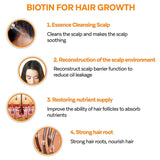 Aceite de biotina anticrecimiento Aceite para el crecimiento del cabello (10 piezas)