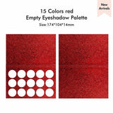 15 Colors Custom Eyeshadow Palette【50pcs】 - MSmakeupoem.com