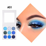 Palette mit 9 hochpigmentierten Lidschatten