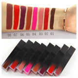 8 Colors Gradient Square Tube Liquid Lipsticks