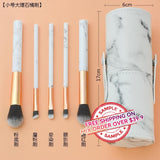 10pcs marble brushes （with holder） - MSmakeupoem.com