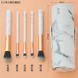 10pcs marble brushes （with holder） - MSmakeupoem.com