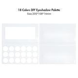 Paleta de sombras de ojos blancas Diy de 18 colores 【Muestra】