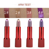 10 Color No Logo Lipsticks Matte / Crystal Square Tube Lippenstift-Anpassung