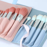 2 Colors 12pcs Candy Colors Makeup Brushes Set Custom Logo