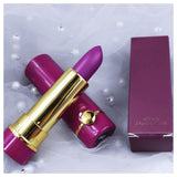 Rouge à lèvres hydratant tube 9 couleurs or et violet