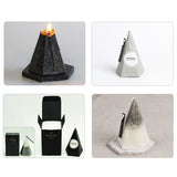 Vela perfumada piramidal / Vela perfumada sin humo personalizada