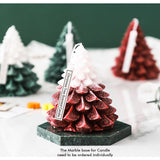 4 types de bougies glacées parfumées à l'arbre de Noël