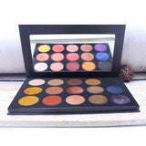 15 Colors Yellow Brown Eyeshadow Palette（50pcs free shipping）