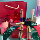 Caja de regalo plegable de 4 colores con bolsa de mano (mediana)
