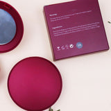 Niedriger Moq-Mattpressen-Kompakt-Gesichtspuder mit rotem Kasten-Kosmetik-Lieferant