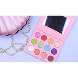 12 Colors Candy Color Pink Eyeshadow Palette（50pcs free shipping）