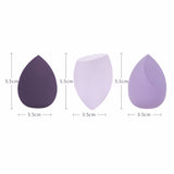 oeufs de la beauté 8pcs avec les boîtes transparentes/ensemble Egge de maquillage adapté aux besoins du client