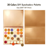 Paleta de sombras de ojos DIY de 30 colores 【50 piezas】