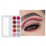 10 Colors White Eyeshadow Palette（50pcs package） - MSmakeupoem.com