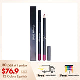 Delineador de labios de 13 colores【30PCS Envío gratis y logotipo impreso gratis】