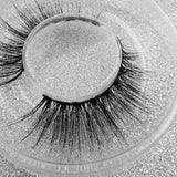 False eyelashes silver box  (3D mink hair)