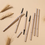 7 colors double-ended golden eyebrow pencil