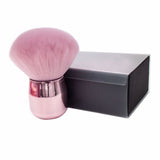 Pinceau de maquillage en vrac simple à poignée courte avec boîte-cadeau/pinceau de maquillage rose
