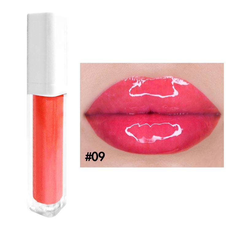 52 colors white square tube moisturizing lip gloss（#1-#26）